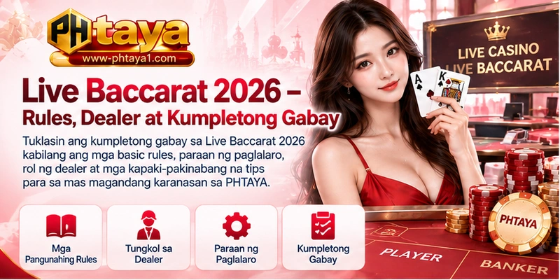 Live Baccarat 2026 – Rules, Dealer at Kumpletong Gabay