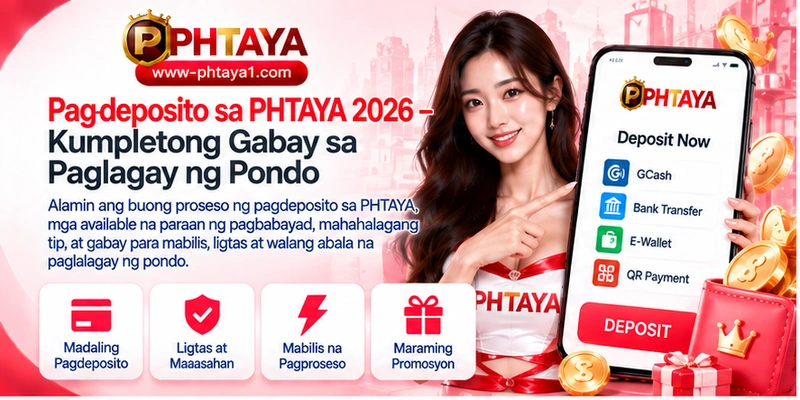 Pagdeposito sa PHTAYA 2026 – Kumpletong Gabay sa Paglagay ng Pondo